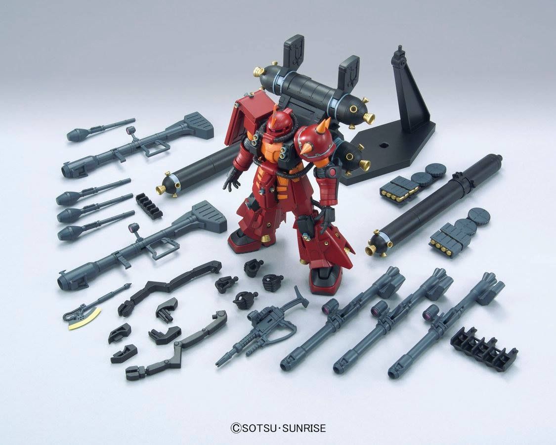 Gundam 1/144 HG Thunderbolt #09 MS-06R Zaku II High Mobility Type "Psycho Zaku" (Thunderbolt ONA Ver.) Model Kit product