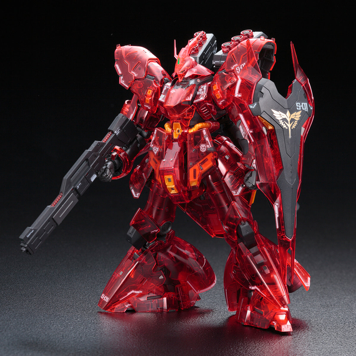 Gundam 1/144 RG Sazabi (Clear Color) Model Kit Exclusive product image 1, provided for visual reference and product detail