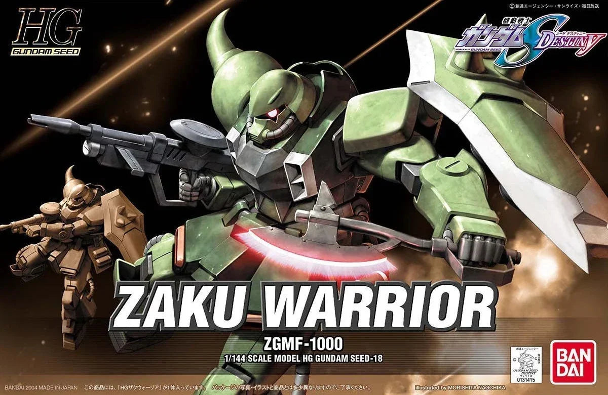 Gundam 1/144 HG Seed #18 ZGMF-1000 Zaku Warrior Model Kit product image 4, provided for visual reference and product detail
