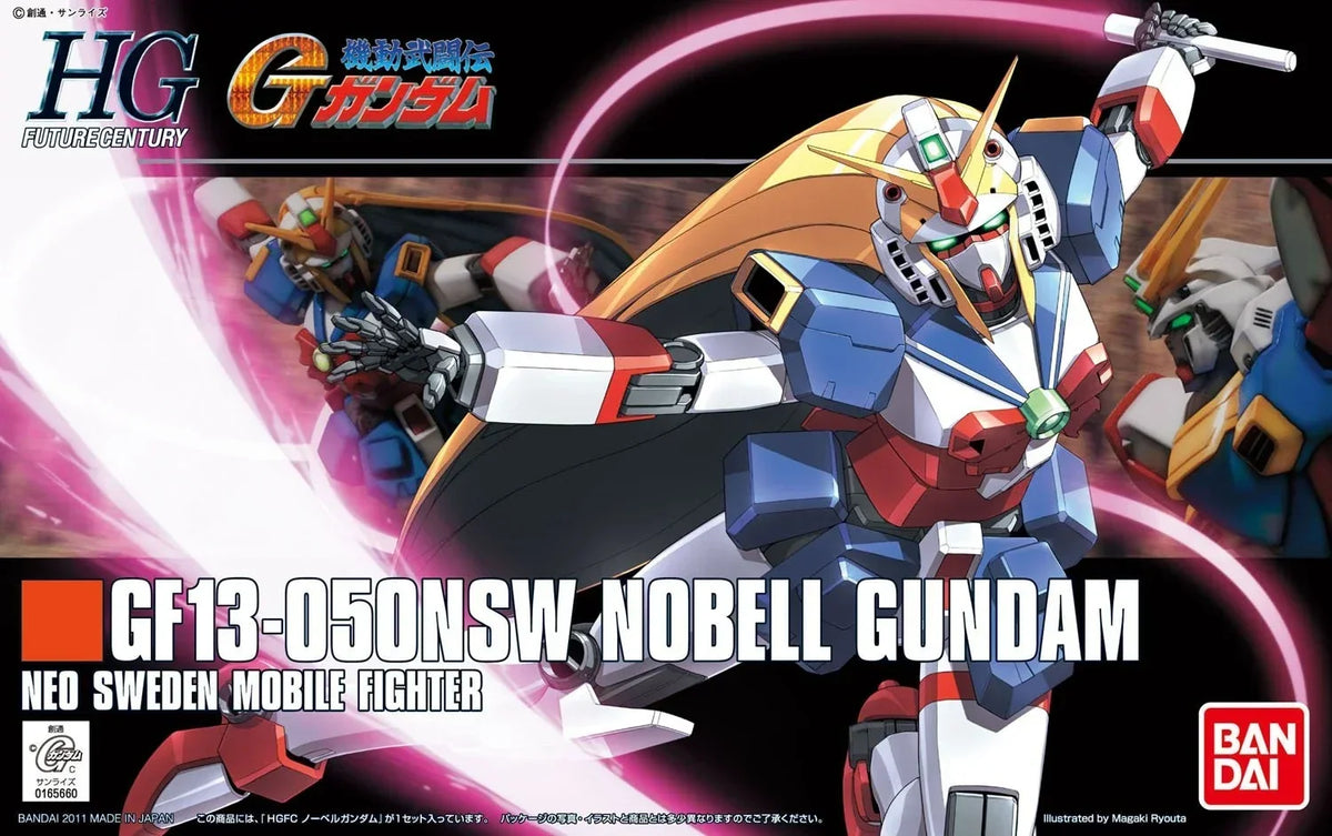 Gundam 1/144 HGUC #119 HGFC G Gundam GF13-050NSW Nobell Gundam Model Kit product image 4, provided for visual reference and