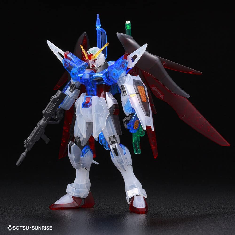 Gundam 1/144 HG Destiny Gundam (Clear Color) Model Kit Exclusive product image 1, provided for visual reference and product