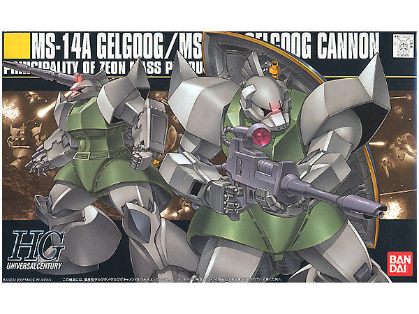 Gundam 1/144 HGUC #076 Gundam 0079 MS-14A Gelgoog / MS-14C Gelgoog Cannon Model Kit product image 3, provided for visual