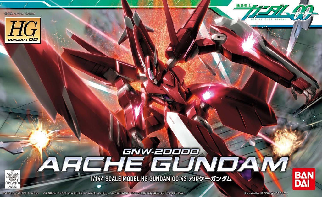 Gundam 1/144 HG 00 #43 GNW-20000 Arche Gundam Model Kit product image 4, provided for visual reference and product detail