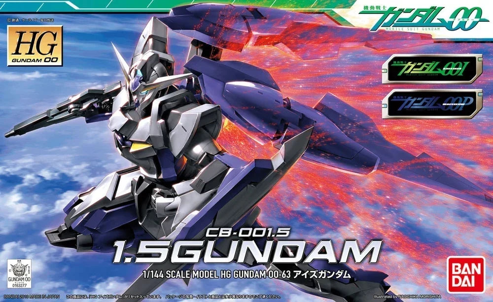 Gundam 1/144 HG 00 #63 CB-001.5 1.5 Gundam Model Kit product image 6, provided for visual reference and product detail review