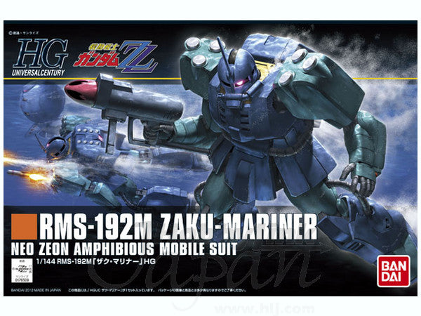 Gundam 1/144 HGUC #143 Gundam ZZ RMS-192M Zaku Mariner Model Kit product image 3, provided for visual reference and product