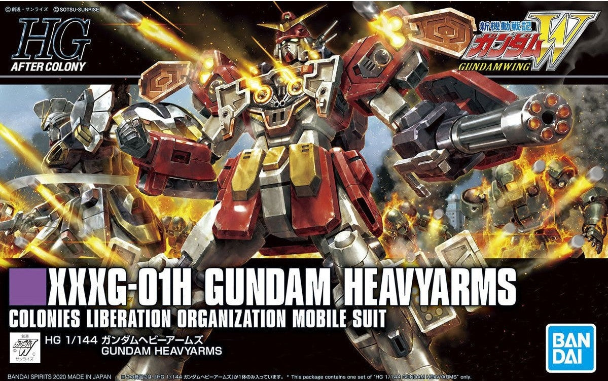Gundam 1/144 HGUC #236 HGAC Gundam Wing XXXG-01H Gundam Heavyarms Model Kit product image 8, provided for visual reference