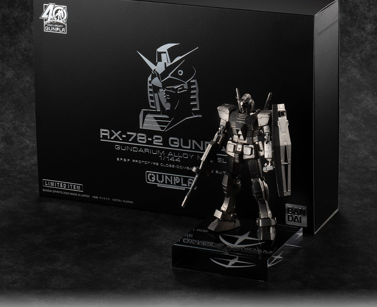 Gundam 1/144 Gundarium Alloy RX-78-2 Gundam Alloy Model Kit Limited Edition Exclusive RARE product image 1, provided for