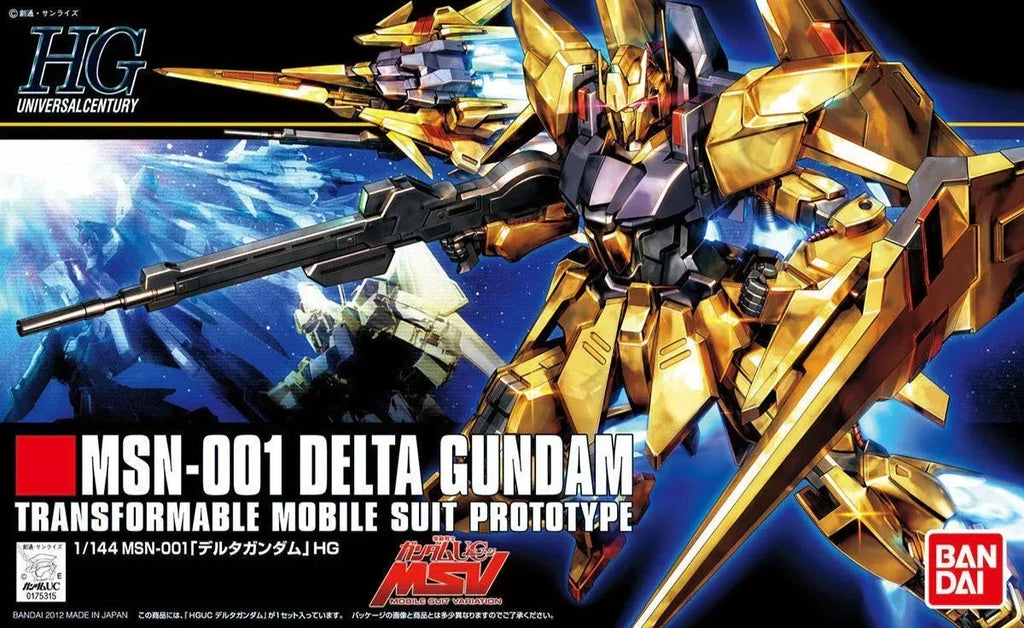 Gundam 1/144 HGUC #136 Gundam Unicorn MSV MSN-001 Delta Gundam Model Kit product image 5, provided for visual reference and