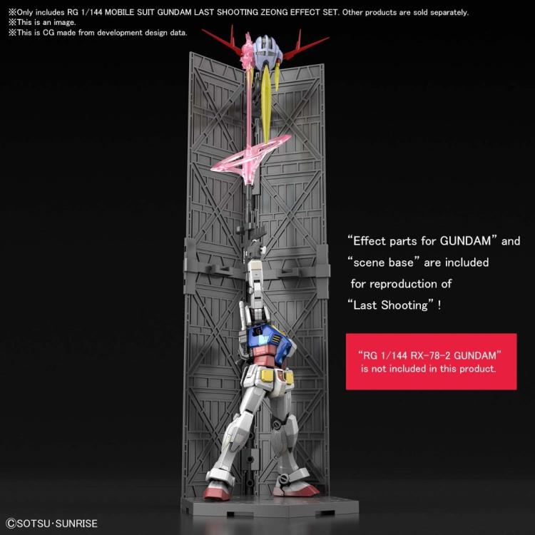 Gundam 1/144 RG Char's Counterattack Last Shooting Zeong Effect Set Model Kit Exclusive product image 3, provided for visual
