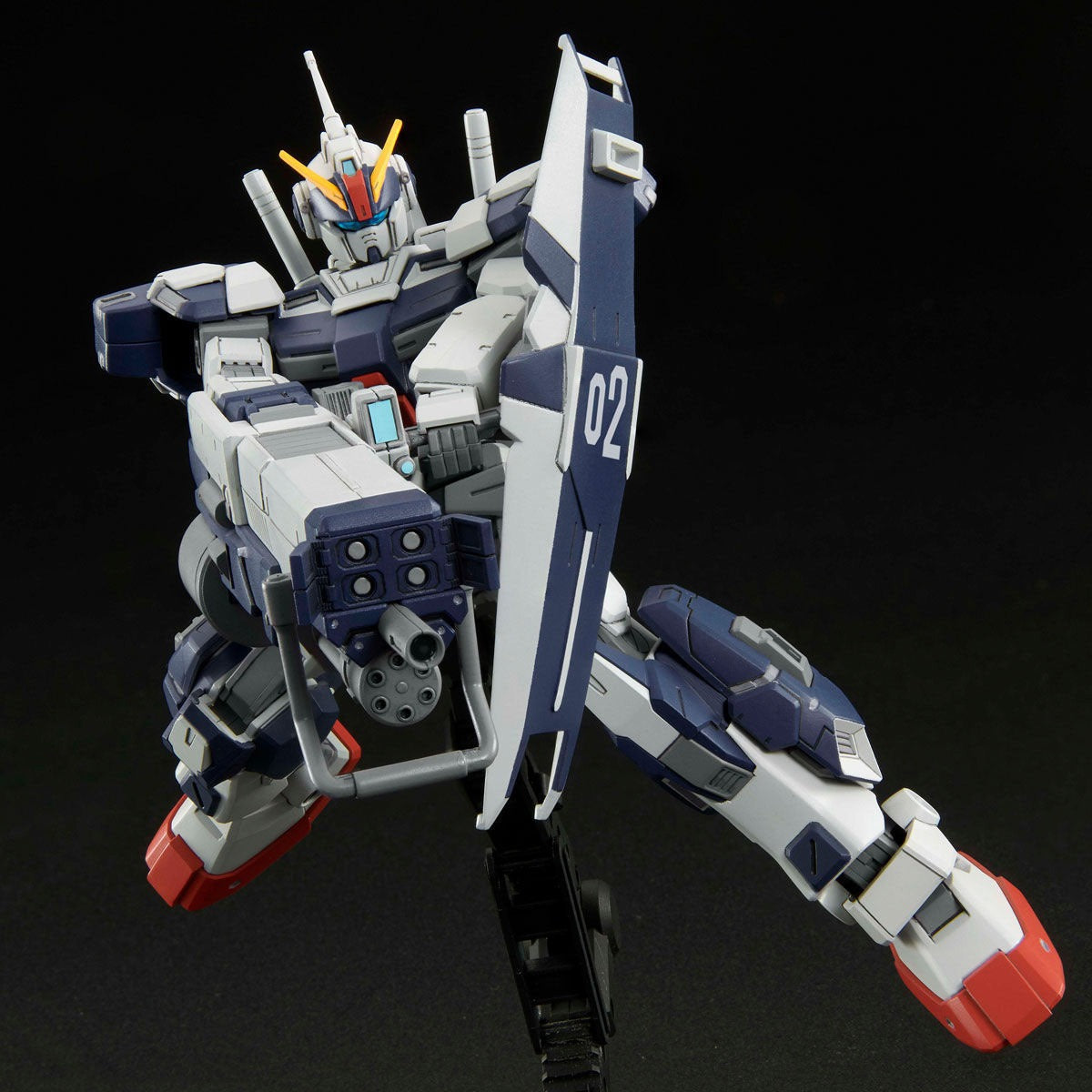 Gundam 1/144 HGUC Mobile Suit Gundam Side Story Mising Link RX-80PR-2 Pale Rider Cavalry Model Kit Exclusive product image
