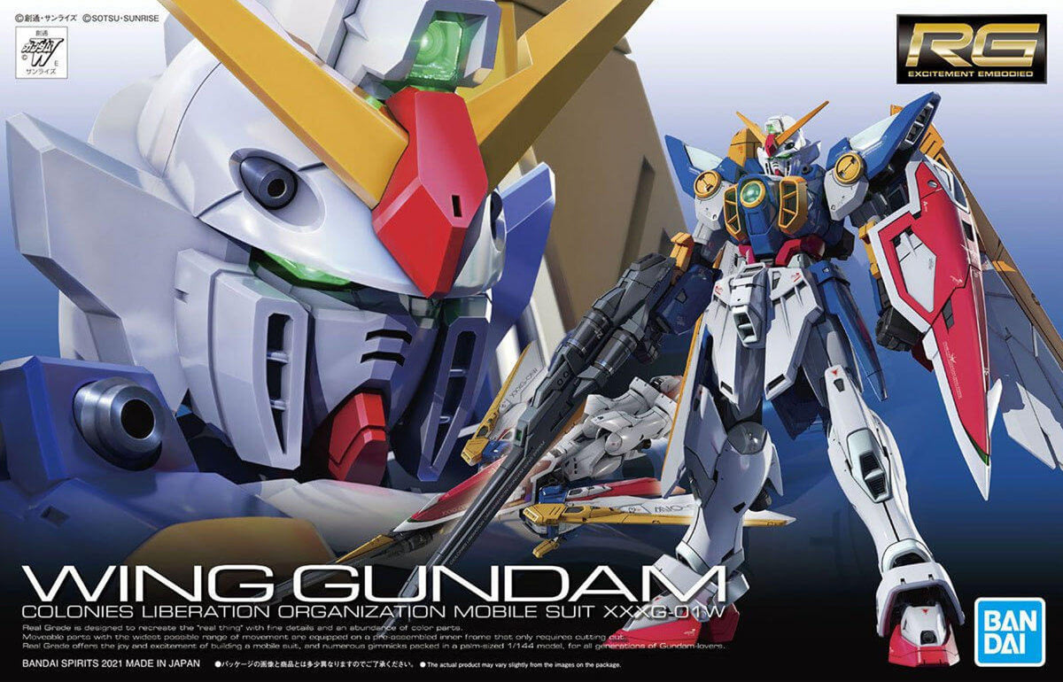 Gundam 1/144 RG #35 Wing XXXG-01W Wing Gundam Model Kit product image 8, provided for visual reference and product detail