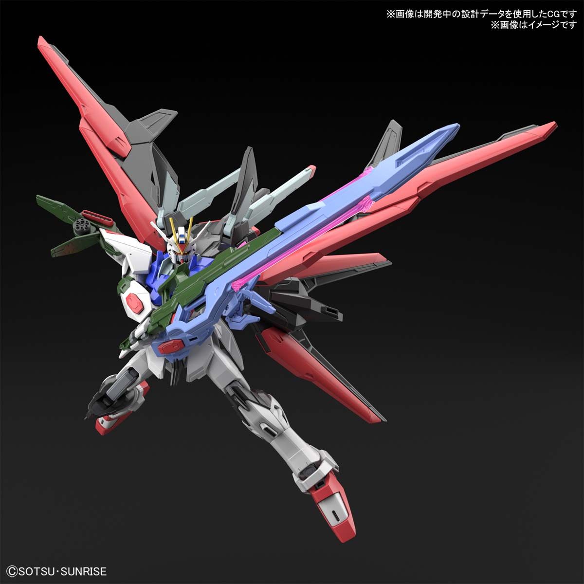 Gundam 1/144 HGBB #03 Breaker Battlogue ZGMF-X20A-PF Gundam Perfect Strike Freedom Model Kit product image 5, provided for