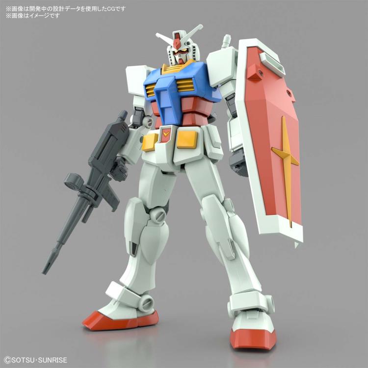 Gundam 1/144 Entry Grade RX-78-2 Gundam (Full Weapon Set) Model Kit product image 2, provided for visual reference and