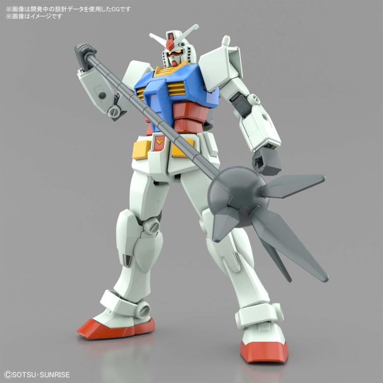 Gundam 1/144 Entry Grade RX-78-2 Gundam (Full Weapon Set) Model Kit product image 5, provided for visual reference and