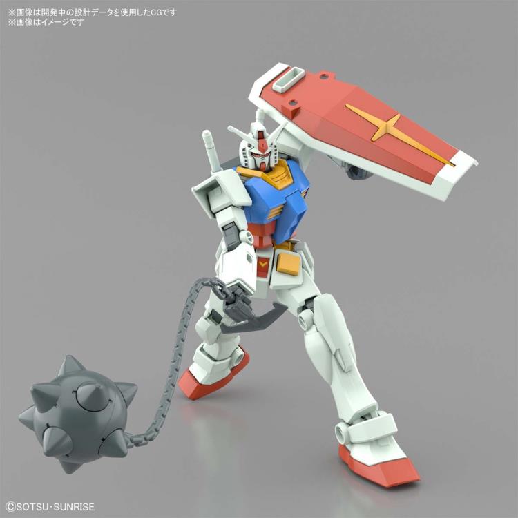 Gundam 1/144 Entry Grade RX-78-2 Gundam (Full Weapon Set) Model Kit product image 10, provided for visual reference and