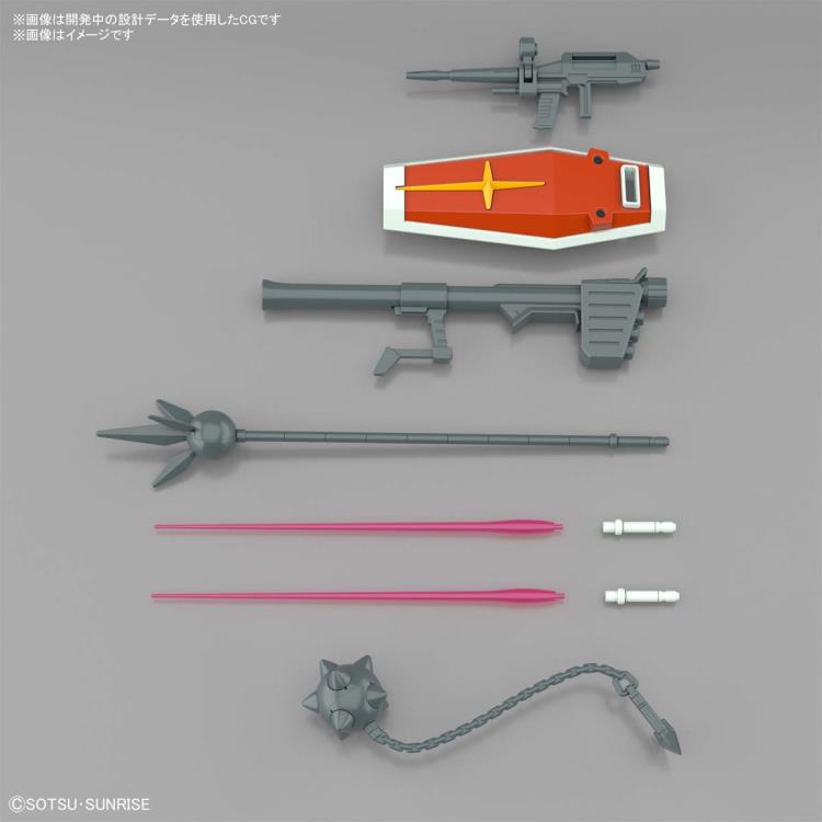 Gundam 1/144 Entry Grade RX-78-2 Gundam (Full Weapon Set) Model Kit product image 12, provided for visual reference and