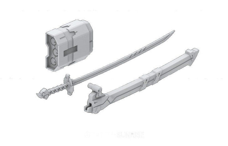 Gundam Builder Parts HD 1/144 MS Launcher BPHD-30 Model Kit product image 1, provided for visual reference and product