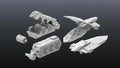 Gundam Builder Parts HD 1/144 MS Funnel 01 BPHD-32 Model Kit product image 1, provided for visual reference and product