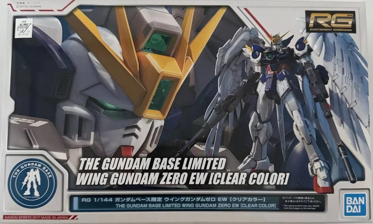 Gundam 1/144 RG Wing Gundam Zero EW (Clear Color) The Gundam Base Limited Model Kit Exclusive product image 8, provided for