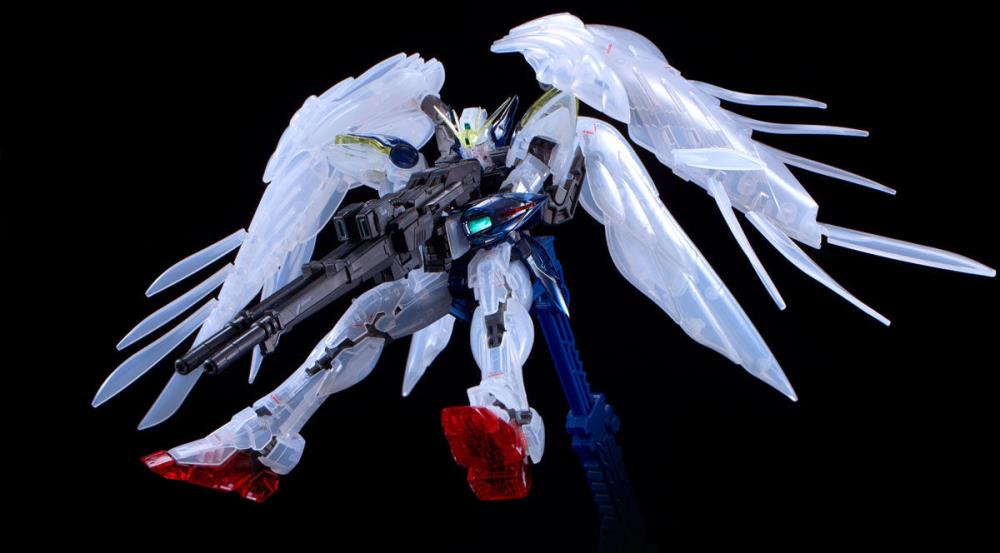 Gundam 1/144 RG Wing Gundam Zero EW (Clear Color) The Gundam Base Limited Model Kit Exclusive product image 4, provided for