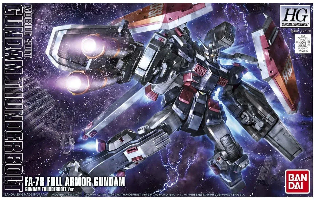 Gundam 1/144 HG Thunderbolt #07 FA-78 Full Armor Gundam (Thunderbolt ONA Ver.) Model Kit product image 10, provided for