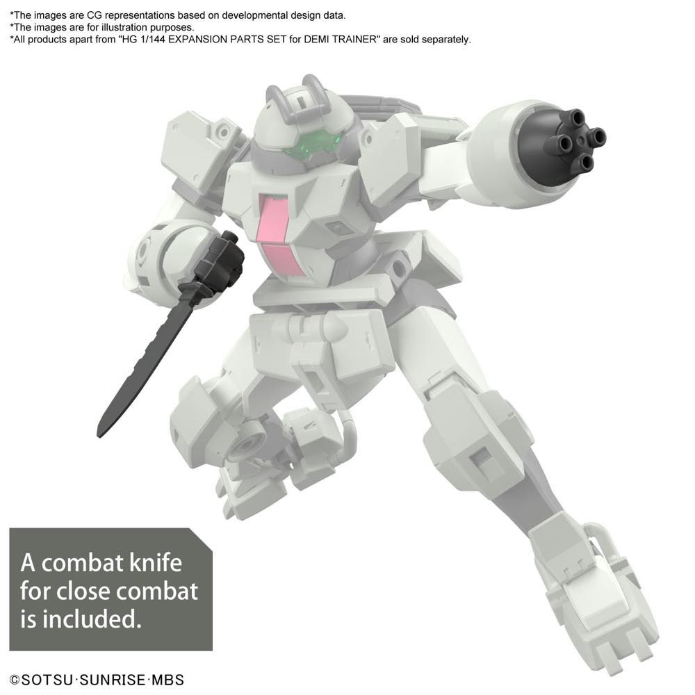 Gundam 1/144 HG WFM #10 Expansion Parts Set for Demi Trainer Model Kit product image 6, provided for visual reference and