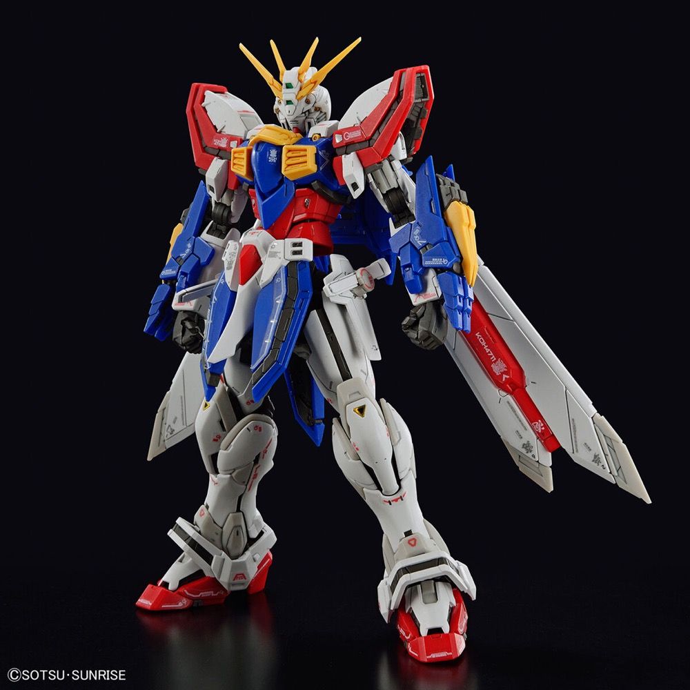 Gundam 1/144 RG #37 G Gundam GF13-017NJII God Gundam (Burning Gundam) Model Kit product image 3, provided for visual