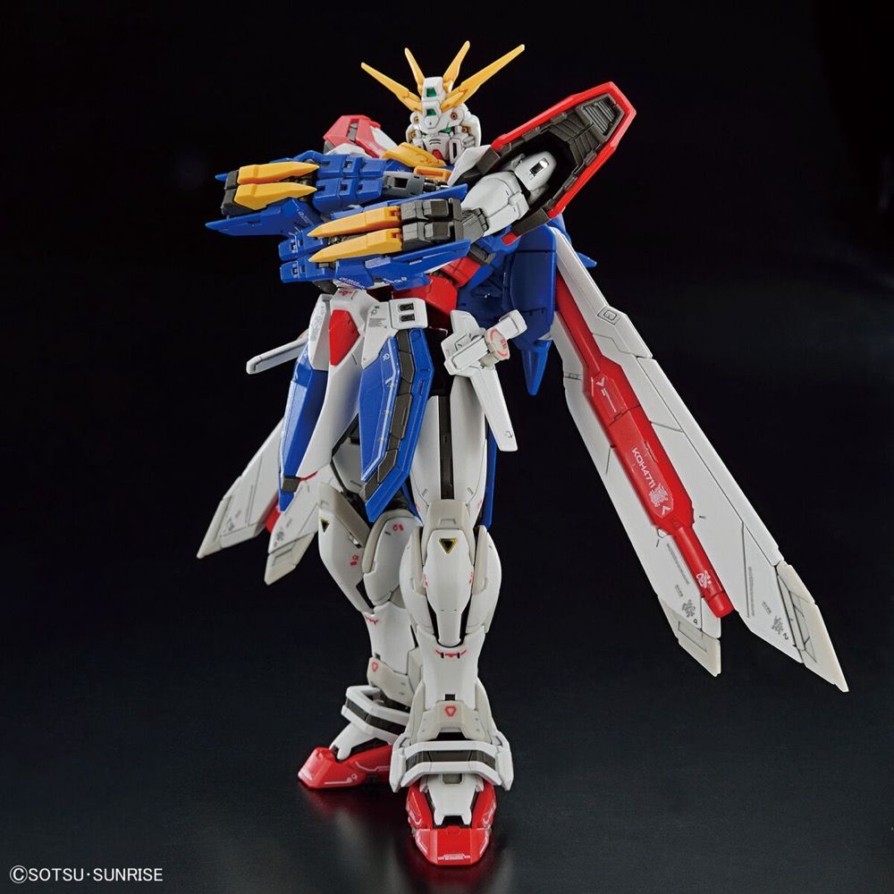 Gundam 1/144 RG #37 G Gundam GF13-017NJII God Gundam (Burning Gundam) Model Kit product image 2, provided for visual