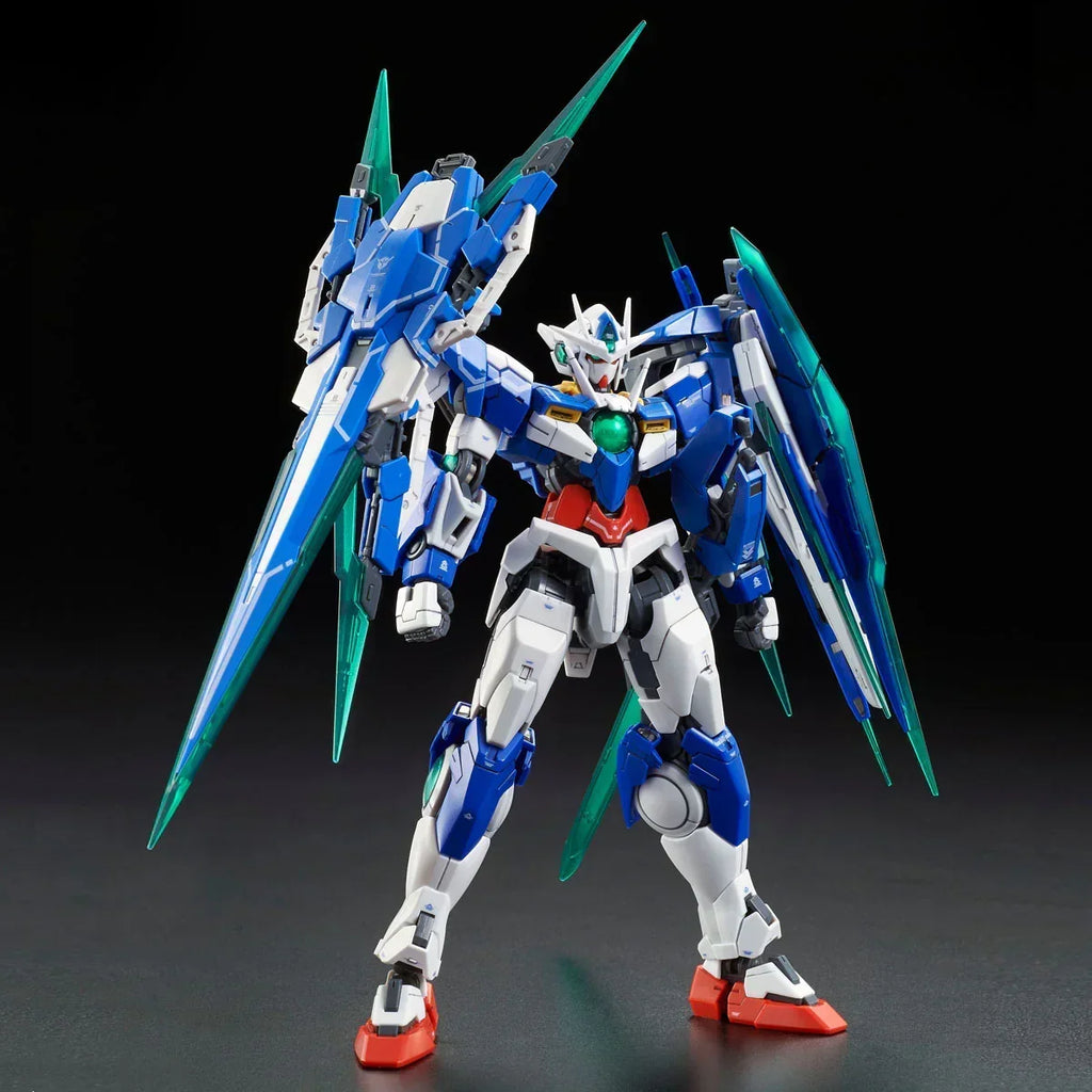 Gundam 1/144 RG GNT-0000/FS 00 Qan[T] Full Saber Model Kit Exclusive product image 1, provided for visual reference and