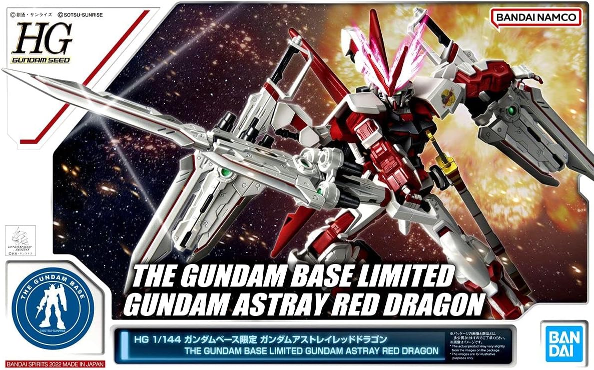 Gundam 1/144 HG Gundam Astray Red Dragon The Gundam Base Limited Model Kit Exclusive product image 5, provided for visual