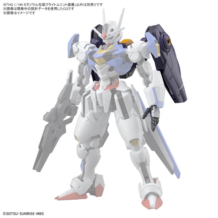 Gundam 1/144 HG WFM #13 Mirasoul Flight Unit Model Kit product image 4, provided for visual reference and product detail