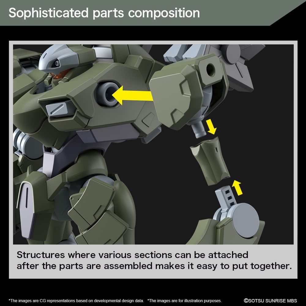 Gundam 1/144 HG WFM #20 F/D-20 Zowort Heavy Model Kit product image 8, provided for visual reference and product detail