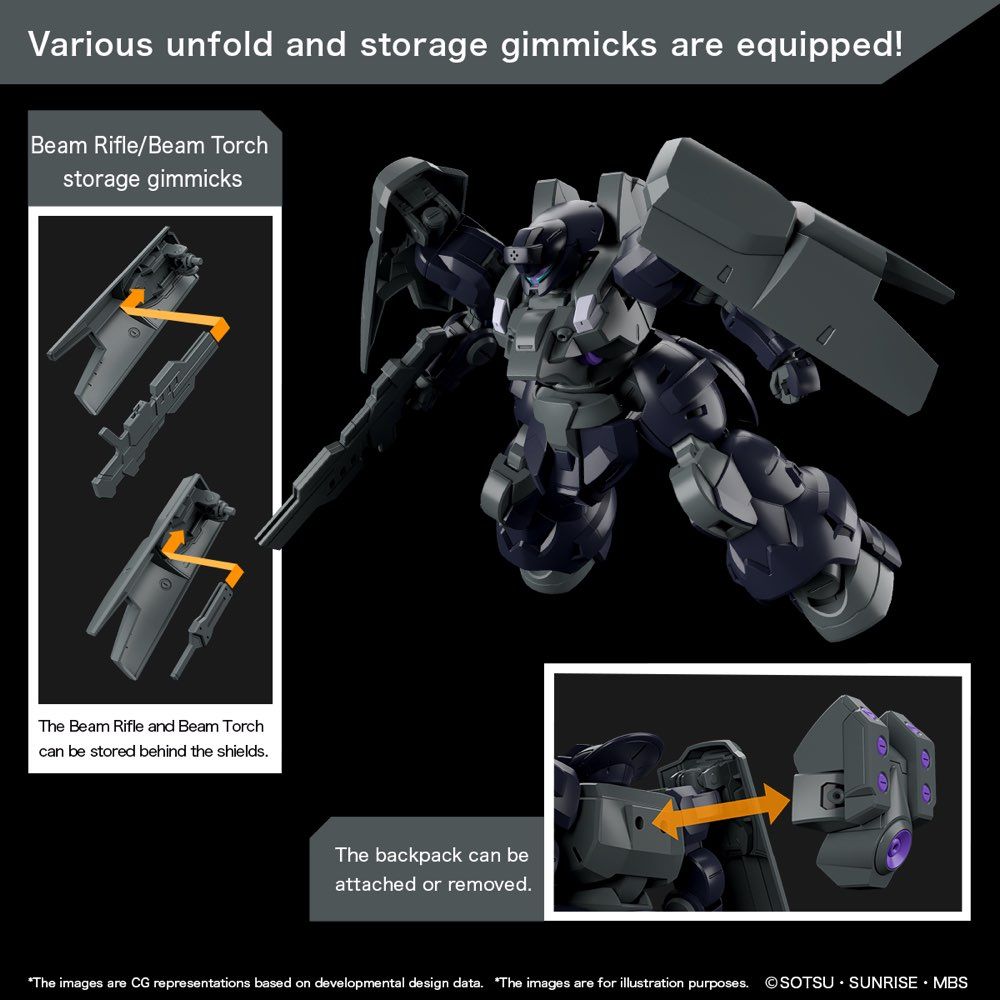 Gundam 1/144 HG WFM #21 MD-0031UL Dilanza Sol Model Kit product image 7, provided for visual reference and product detail