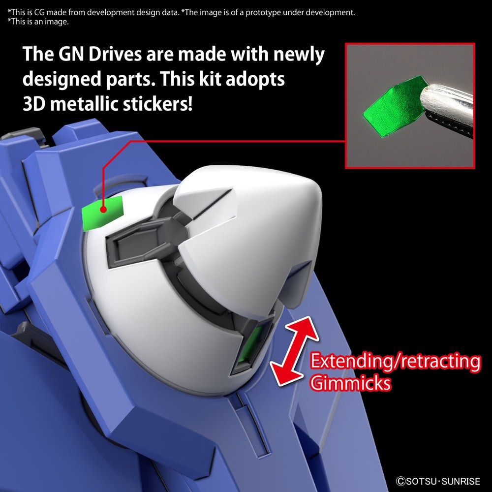 Gundam 1/144 HGBM #05 GN-0000DVR/II 00 Diver Arc Model Kit product image 9, provided for visual reference and product detail