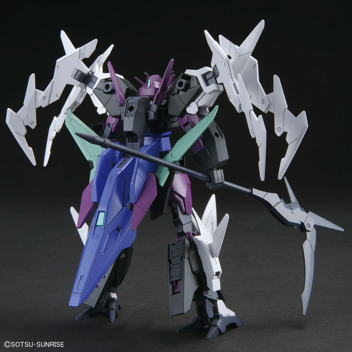 Gundam 1/144 HGBM #06 PFF-X7II+/P9 Plutine Gundam Model Kit product image 2, provided for visual reference and product