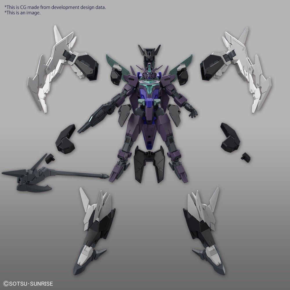 Gundam 1/144 HGBM #06 PFF-X7II+/P9 Plutine Gundam Model Kit product image 13, provided for visual reference and product