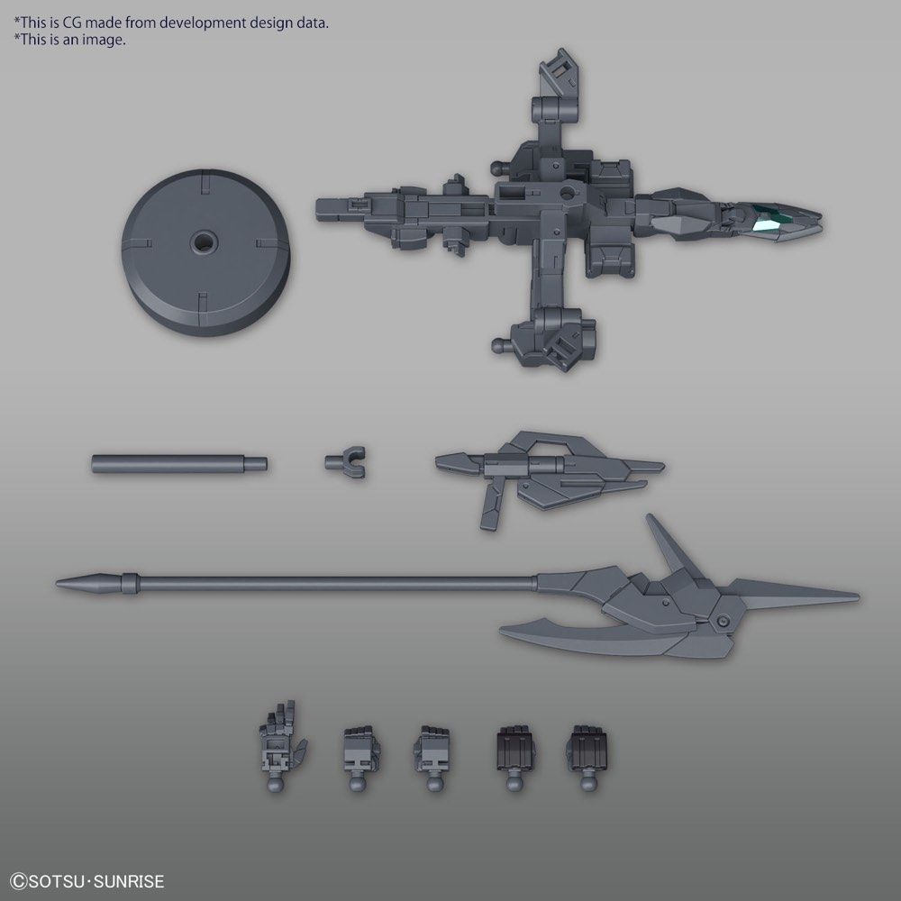 Gundam 1/144 HGBM #06 PFF-X7II+/P9 Plutine Gundam Model Kit product image 14, provided for visual reference and product