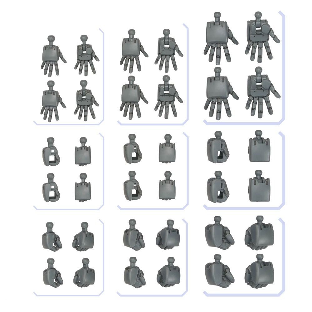 Gundam 1/144 Gunpla Option Parts Set 04 (Build Hands Round) Model Kit