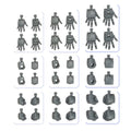 Gundam 1/144 Gunpla Option Parts Set 04 (Build Hands Round) Model Kit product image 1, provided for visual reference and