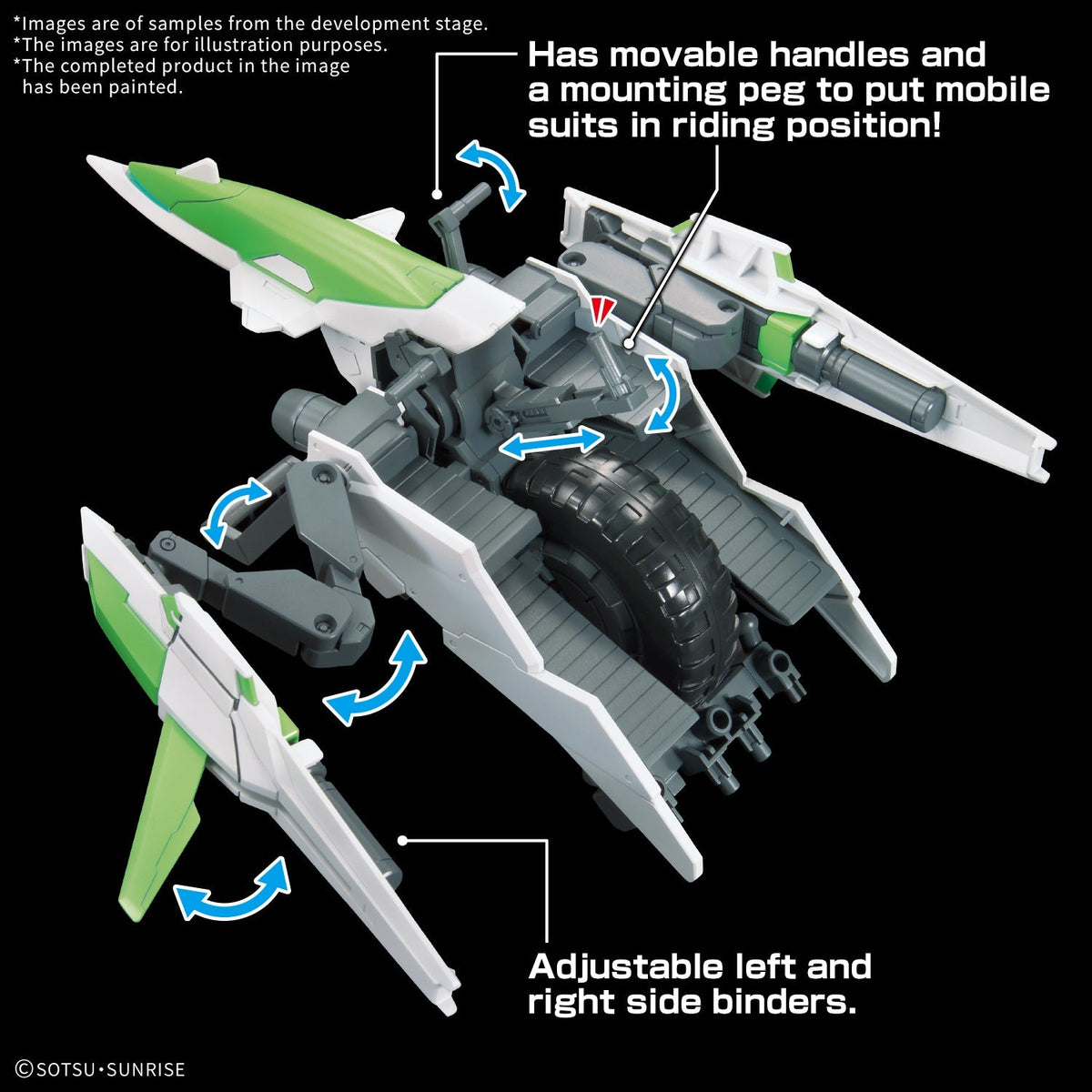 Gundam 1/144 Gunpla Option Parts Set 16 (Meteor Hopper) Model Kit product image 2, provided for visual reference and product