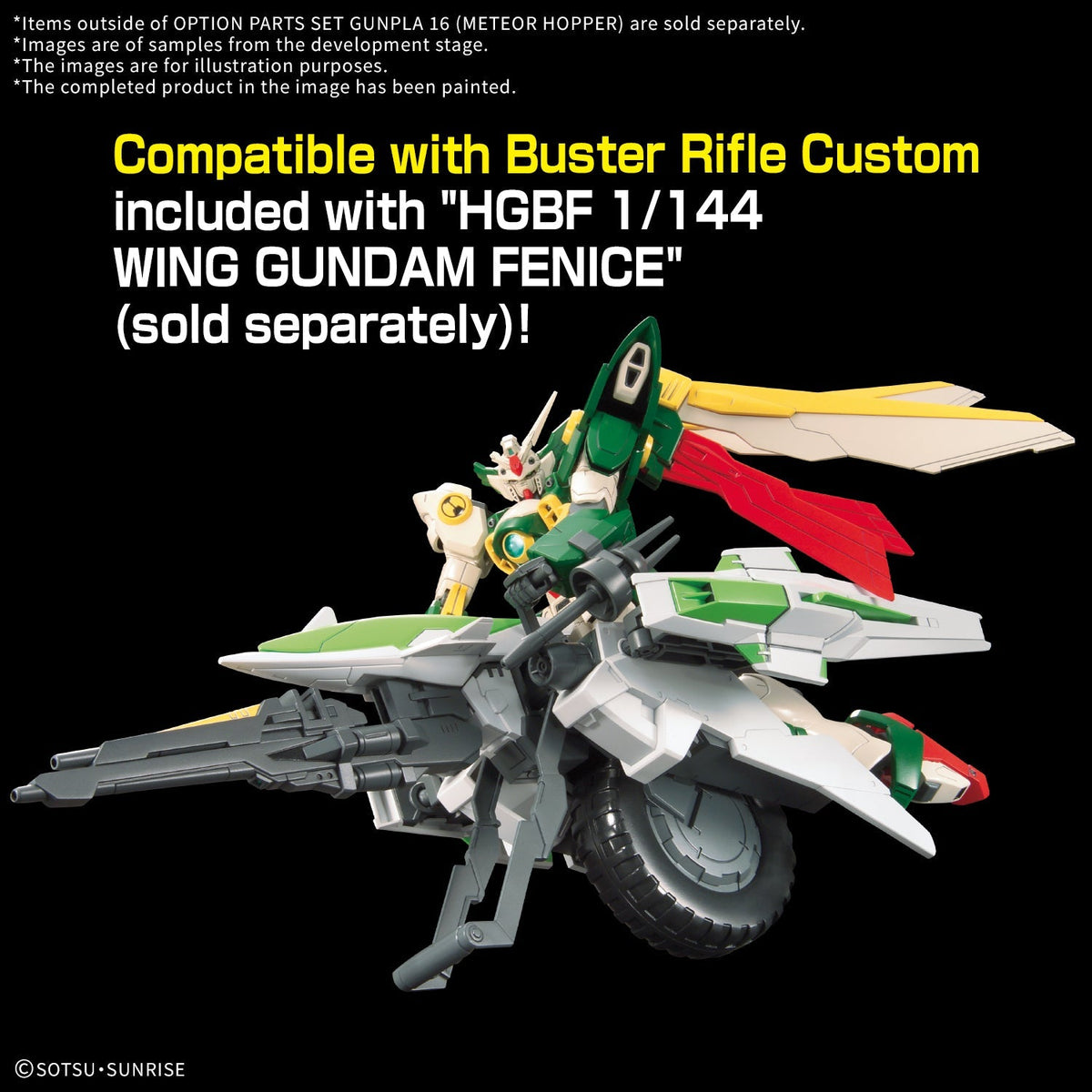 Gundam 1/144 Gunpla Option Parts Set 16 (Meteor Hopper) Model Kit product image 3, provided for visual reference and product