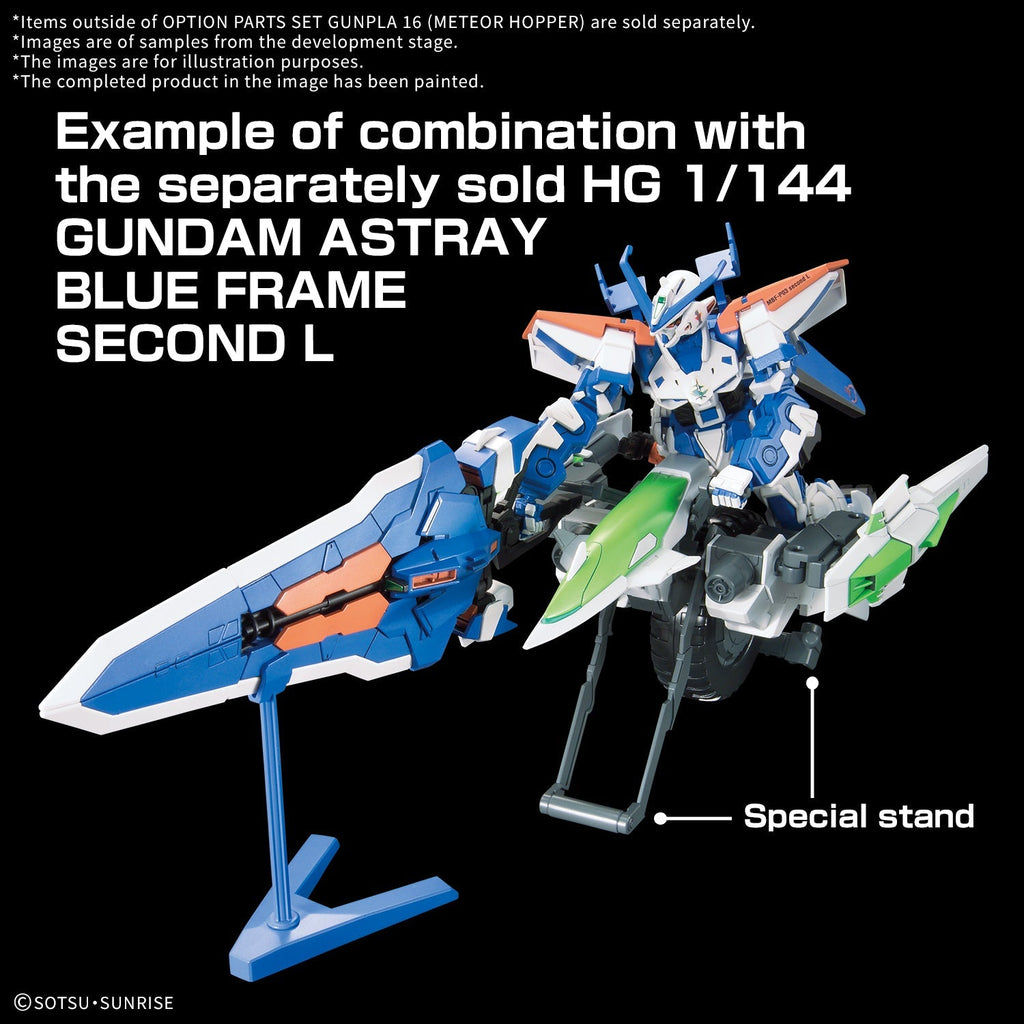 Gundam 1/144 Gunpla Option Parts Set 16 (Meteor Hopper) Model Kit product image 4, provided for visual reference and product