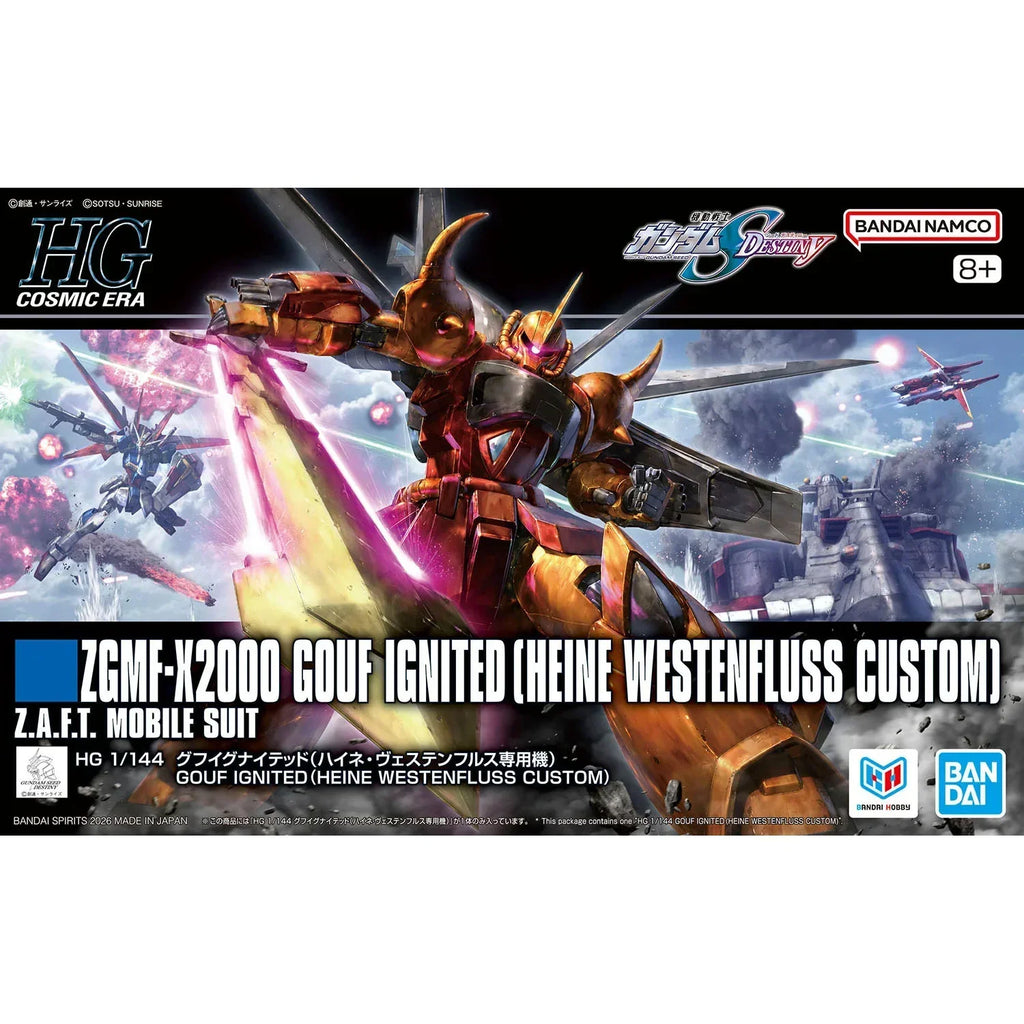 Gundam 1/144 HGUC #269 HGCE Seed Destiny ZGMF-X2000 Gouf Ignited (Heine Westenfluss Custom) Model Kit product image 3,