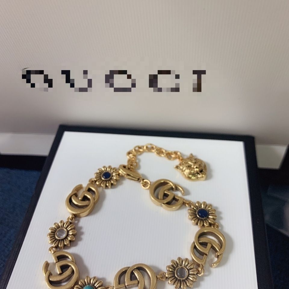 Gold letter bracelet product image 5, provided for visual reference and product detail review