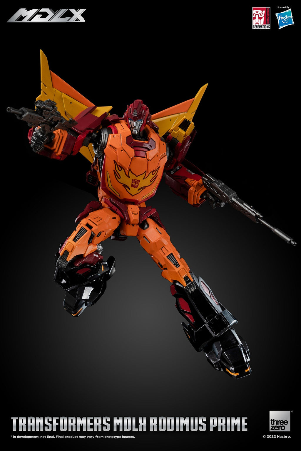ThreeZero Transformers Rodimus Prime MDLX Scale Figure product image 6, provided for visual reference and product detail