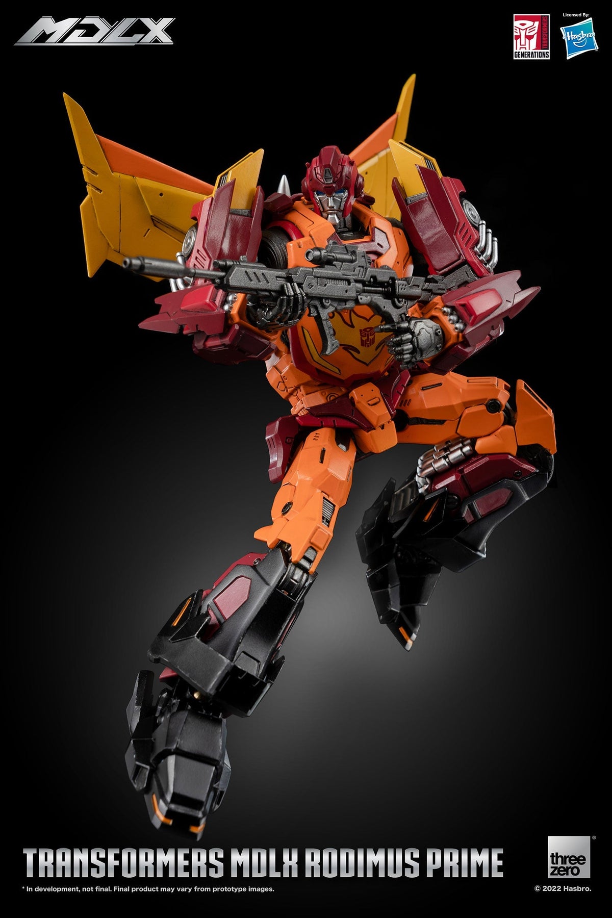 ThreeZero Transformers Rodimus Prime MDLX Scale Figure product image 10, provided for visual reference and product detail