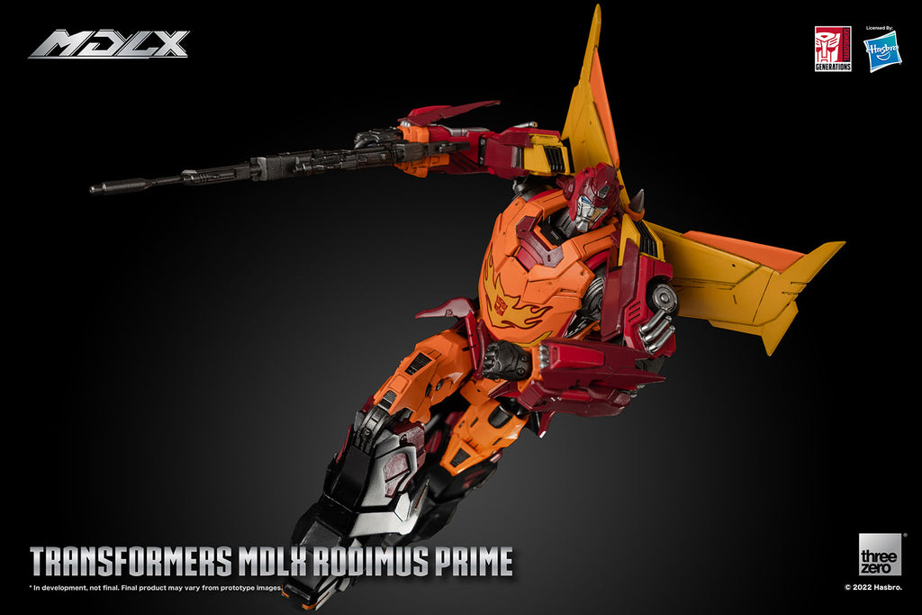 ThreeZero Transformers Rodimus Prime MDLX Scale Figure product image 11, provided for visual reference and product detail