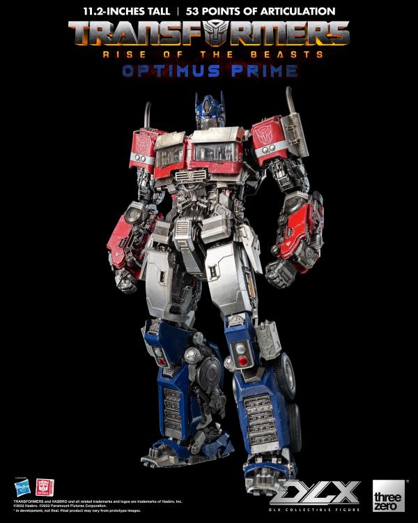 ThreeZero Transformers: Rise of the Beasts Optimus Prime DLX Action Figure product image 2, provided for visual reference