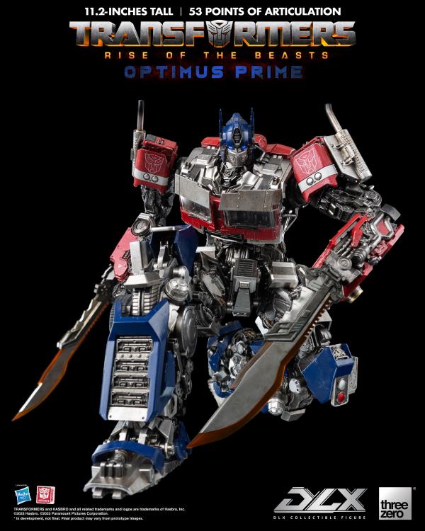 ThreeZero Transformers: Rise of the Beasts Optimus Prime DLX Action Figure product image 10, provided for visual reference