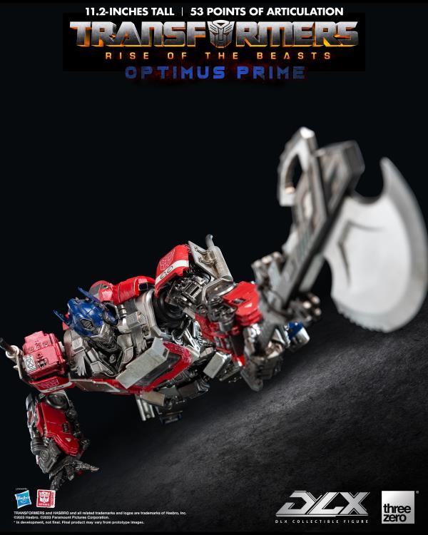 ThreeZero Transformers: Rise of the Beasts Optimus Prime DLX Action Figure product image 13, provided for visual reference